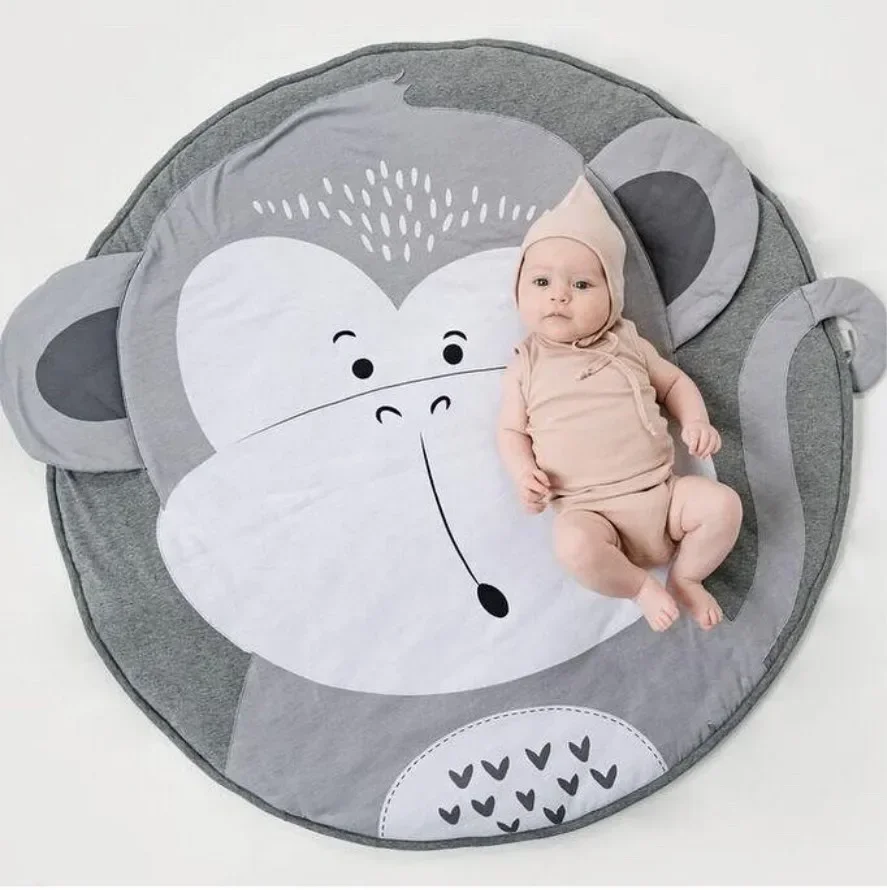 Alfombra infantil de algodón suave – Perfecta para gatear y jugar - imagen 4