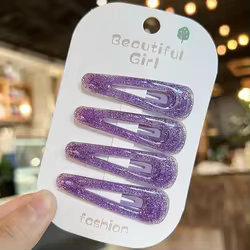 Clips de gelatina princesa para niña estilo Y2K