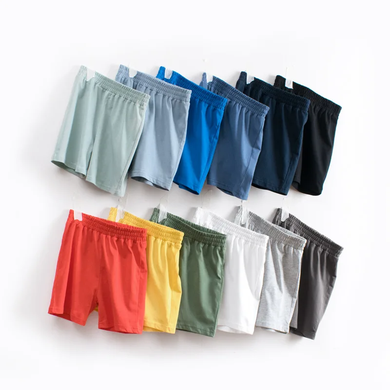 Pantalones cortos de algodón infantiles verano color liso - imagen 2