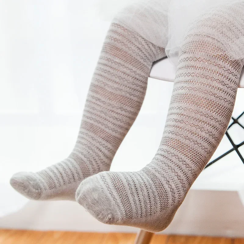 Medias finas de algodón para niñas – Transpirables para primavera y verano - imagen 2
