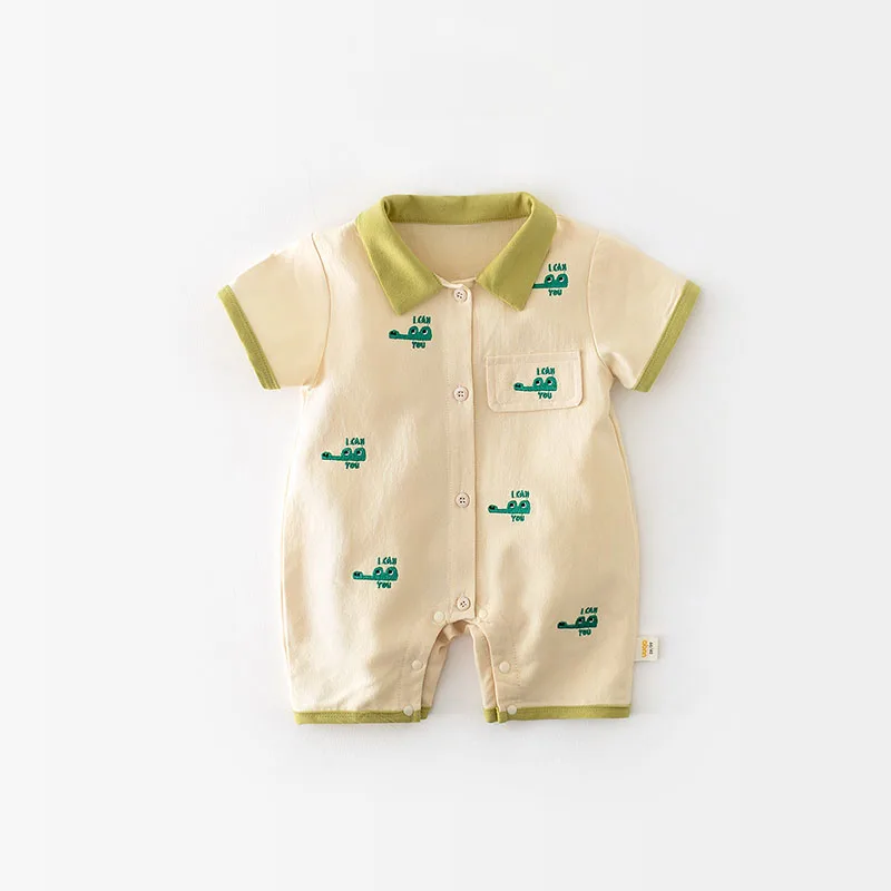 Pelele Milangel de algodón para bebé niño – Ropa verano recién nacido - imagen 4