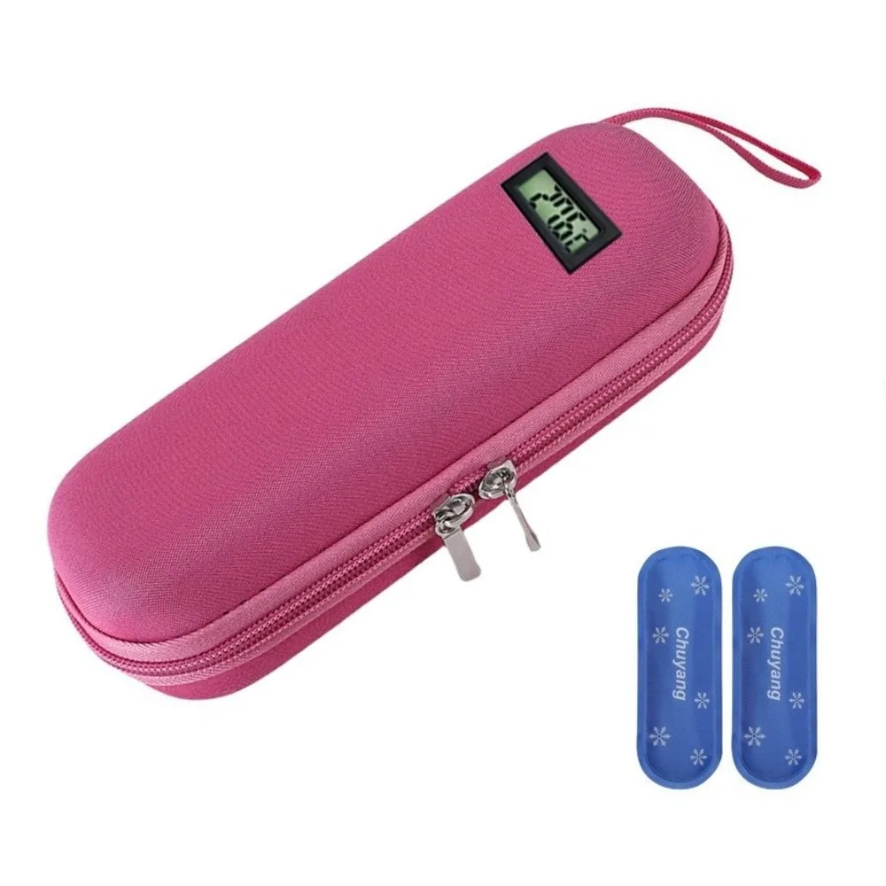 Estuche térmico para insulina con termómetro y organizador impermeable - imagen 3