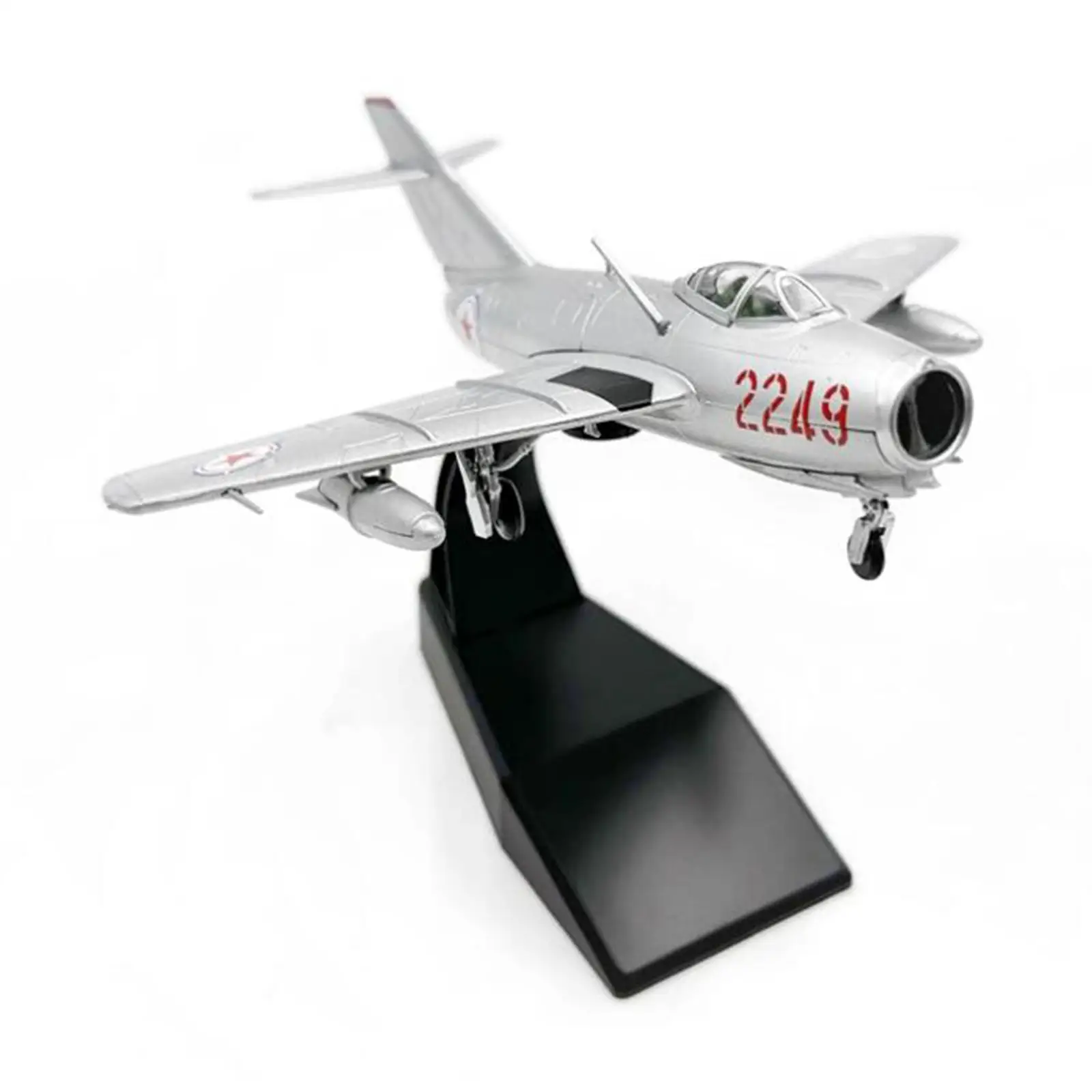 Maqueta de avión a escala con base metálica de exhibición - imagen 4