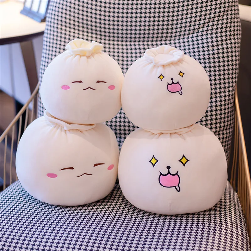 Peluche cojín kawaii de comida de imitación, almohada suave