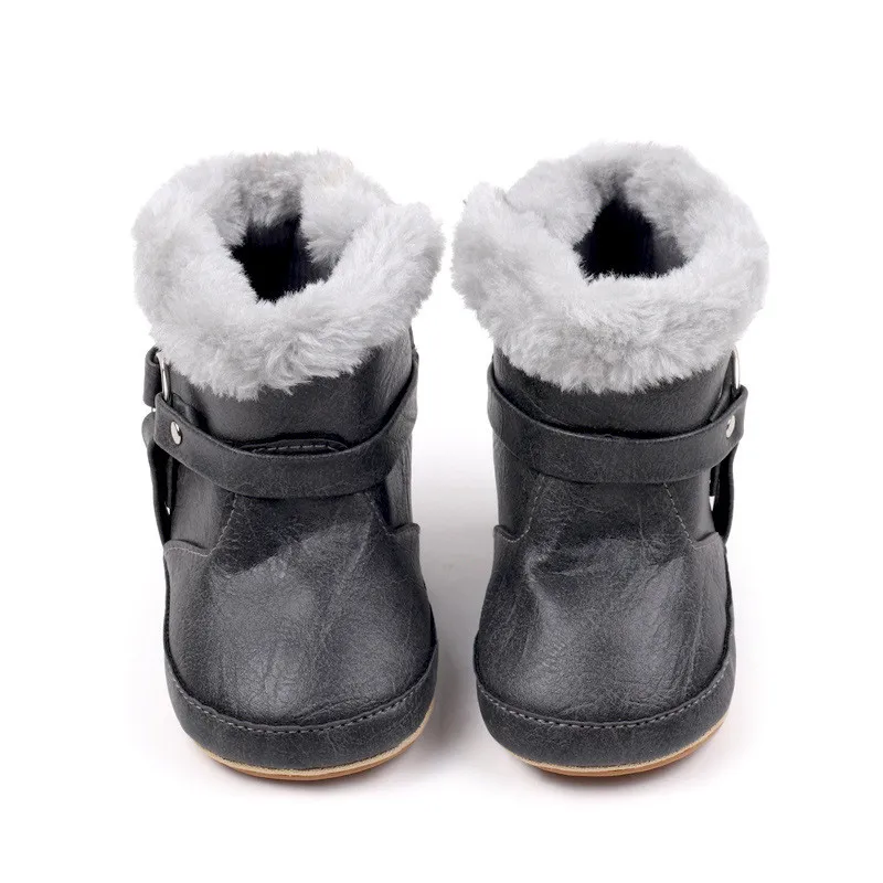 Botas de nieve para bebé 2025 - cálidas, antideslizantes, suela goma