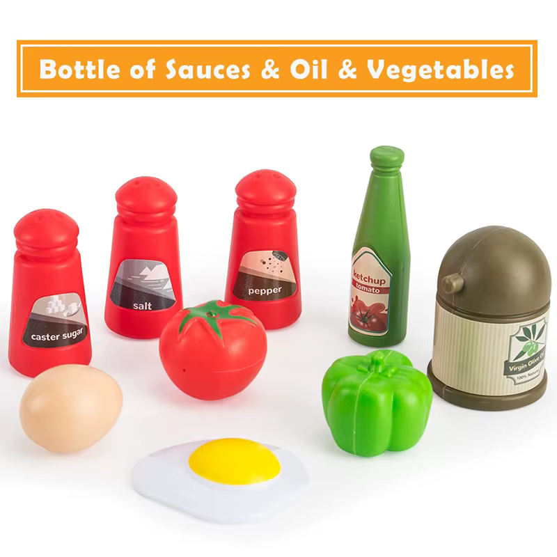 Juego de comida infantil para juego simbólico