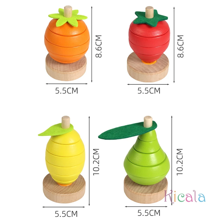 Juguetes preescolares Montessori de madera
