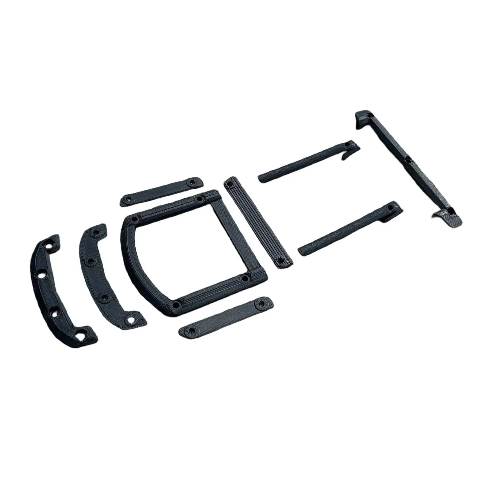 Kit de barra antivuelco Mini Maxx para techo y capó negro - imagen 3