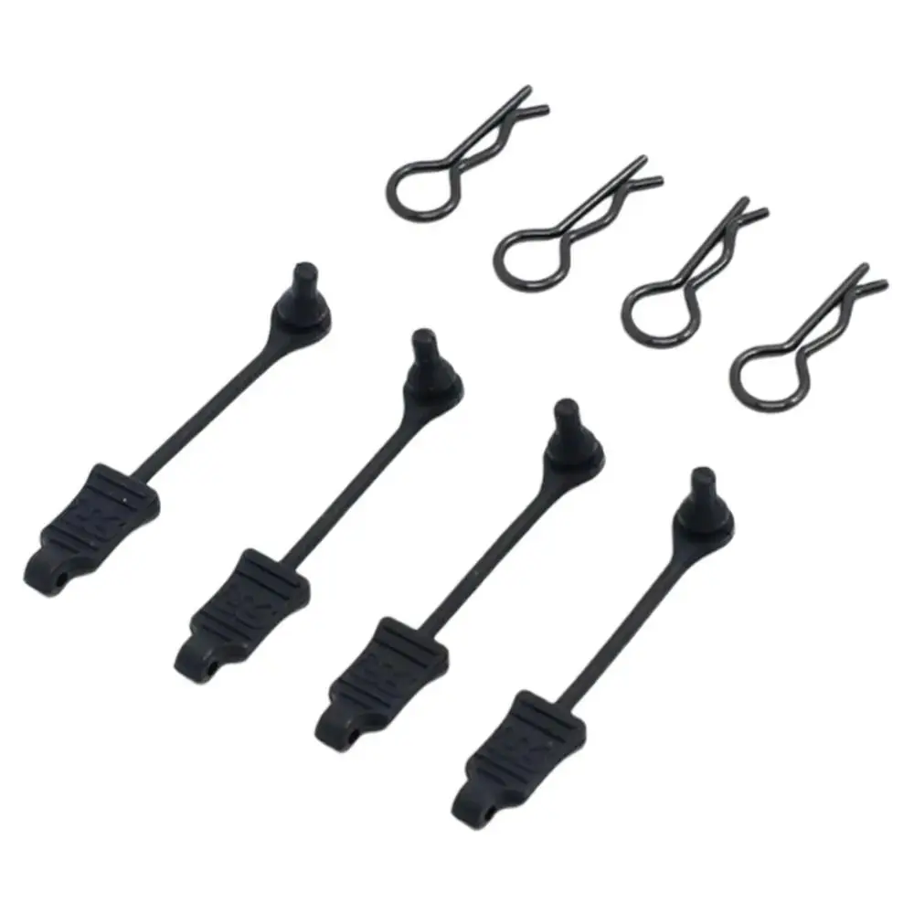 Clips elásticos de fijación para carrocería RC negra - imagen 4
