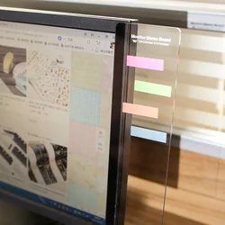 Tablero de anuncios infantil decorativo con monitor de plástico