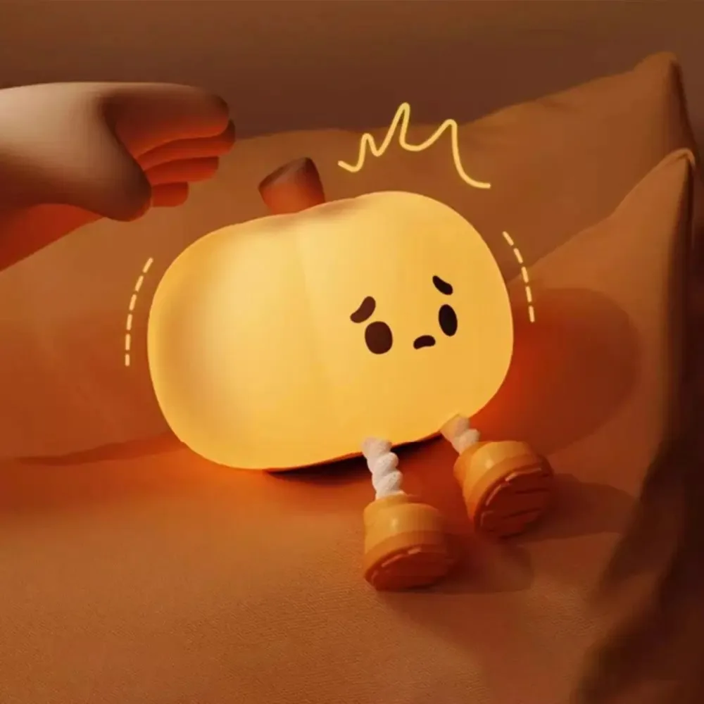 Luz nocturna compacta de calabaza