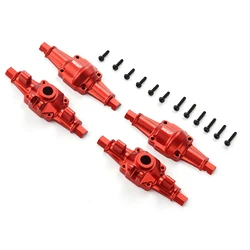 FMS FCX24 Carcasas eje aluminio CNC delantero trasero RC resistentes