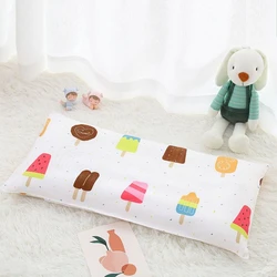 Almohada infantil transpirable de algodón con estampado animales para 0-3 años