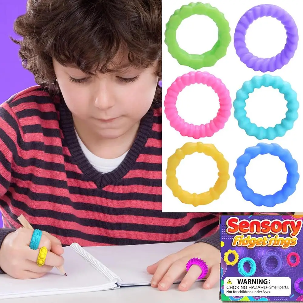 Anillos sensoriales táctiles para dedos