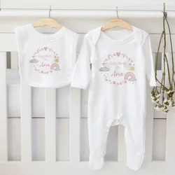 Hello World: Trajes de regreso a casa para bebé - babygrow y baberos