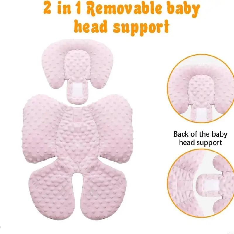 Cojín transpirable ergonómico para cochecito bebé – Soporte cómodo