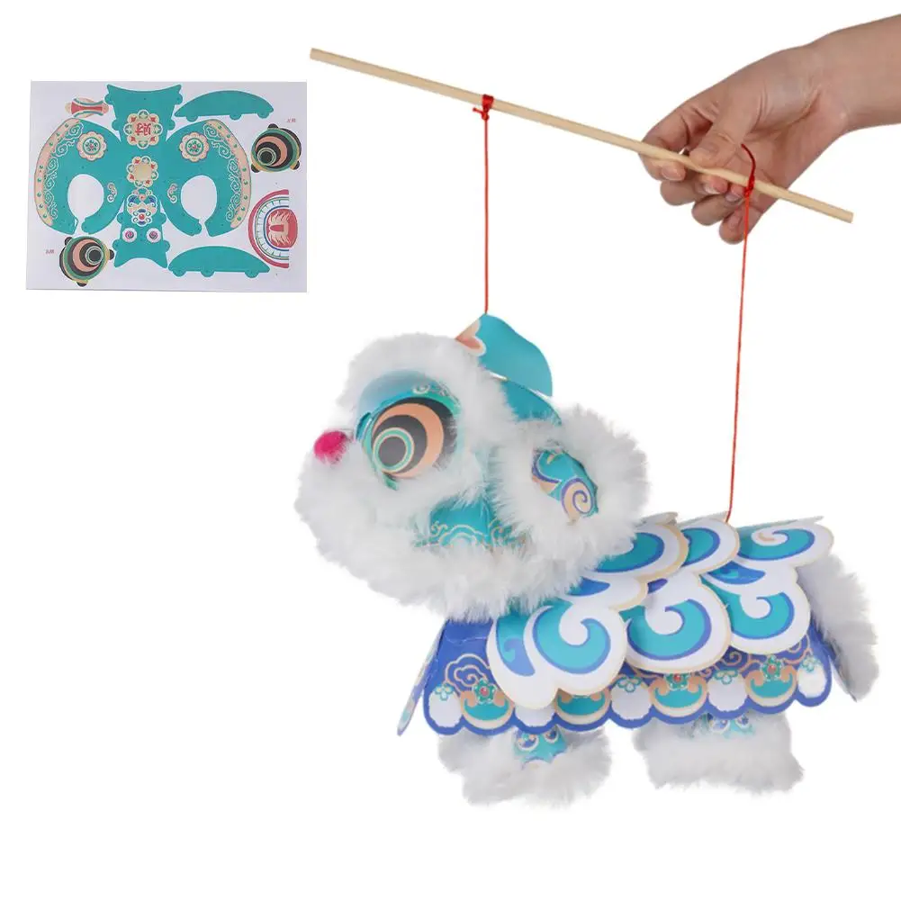 Kit linterna LED danza del león para Año Nuevo Chino en familia - imagen 4