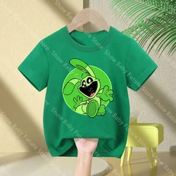 Camiseta Smilings Critters de dibujos animados para niño manga corta