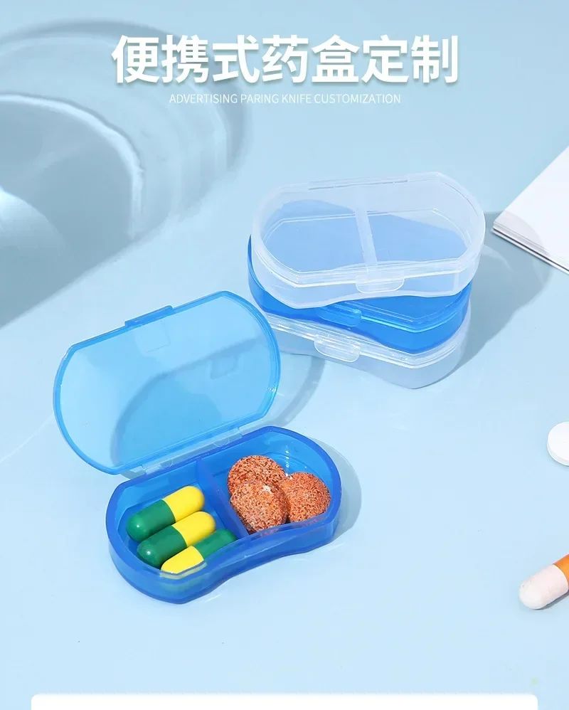 Estuche dispensador de pastillas vvocci compacto y portátil