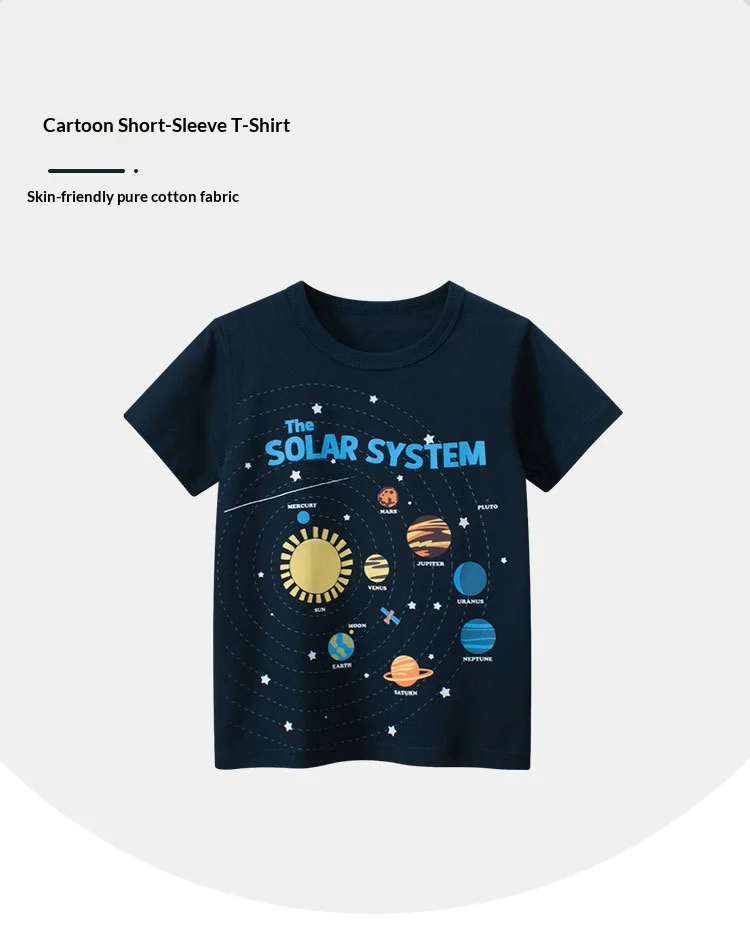 Camiseta infantil manga corta verano