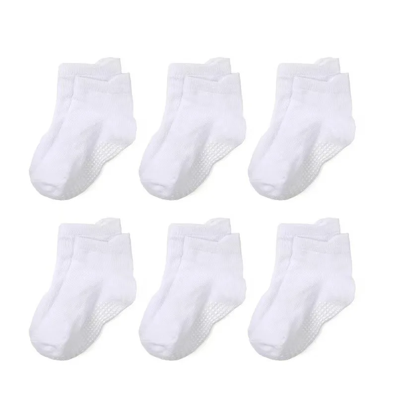 Calcetines antideslizantes de tobillo para bebés aprender a caminar - imagen 5