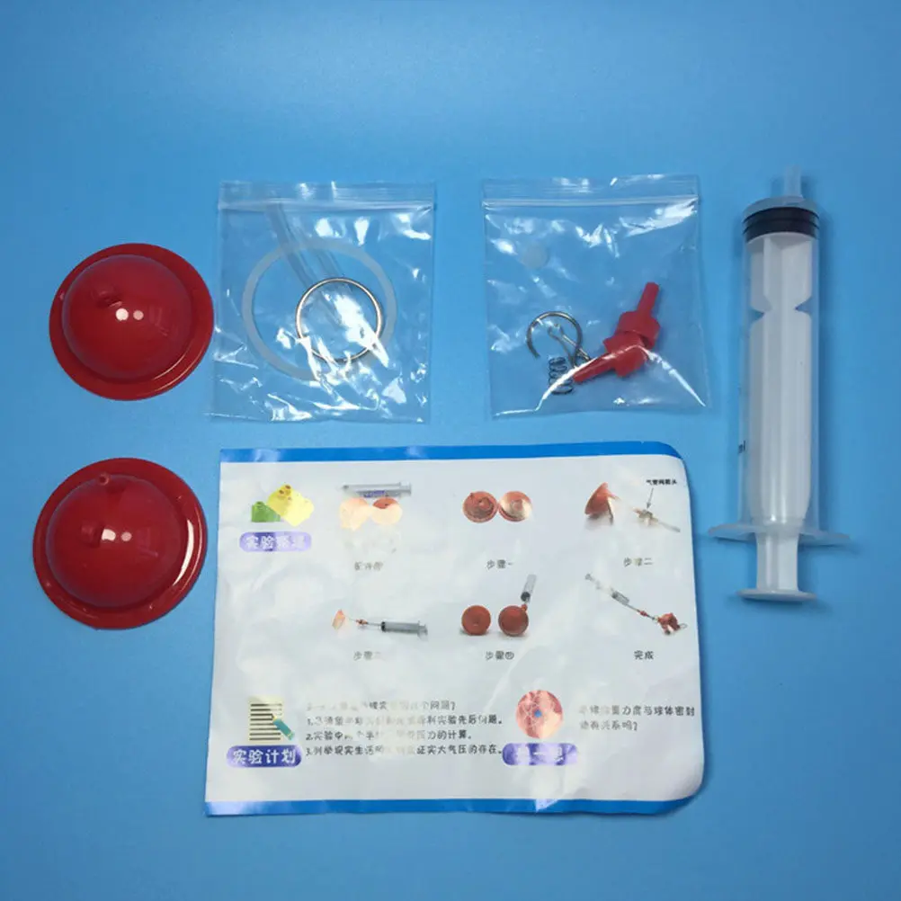 Kit de ciencia para niños: experimento hemisferios de Magdeburgo - imagen 2