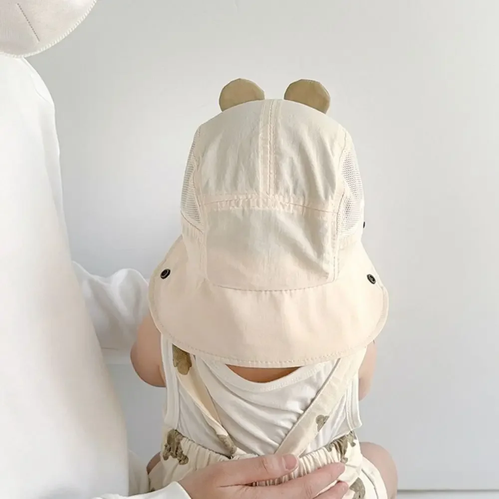 Sombrero orejas de oso infantil: protección solar para el verano - imagen 3