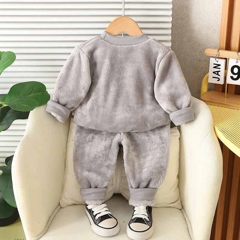 Pijama de franela con oso para niños - imagen 5