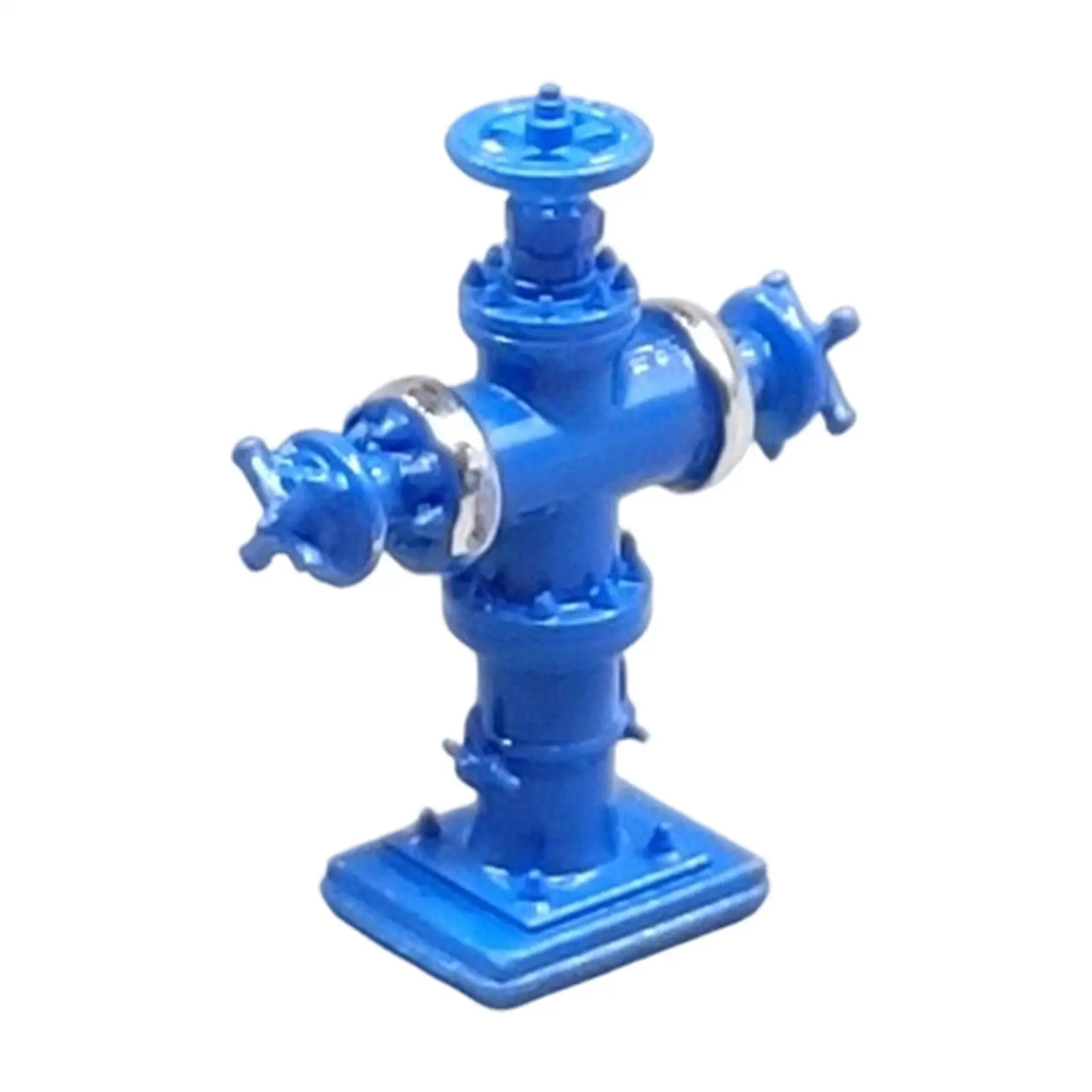 Figura hidrante de bomberos en miniatura para manualidades - imagen 4
