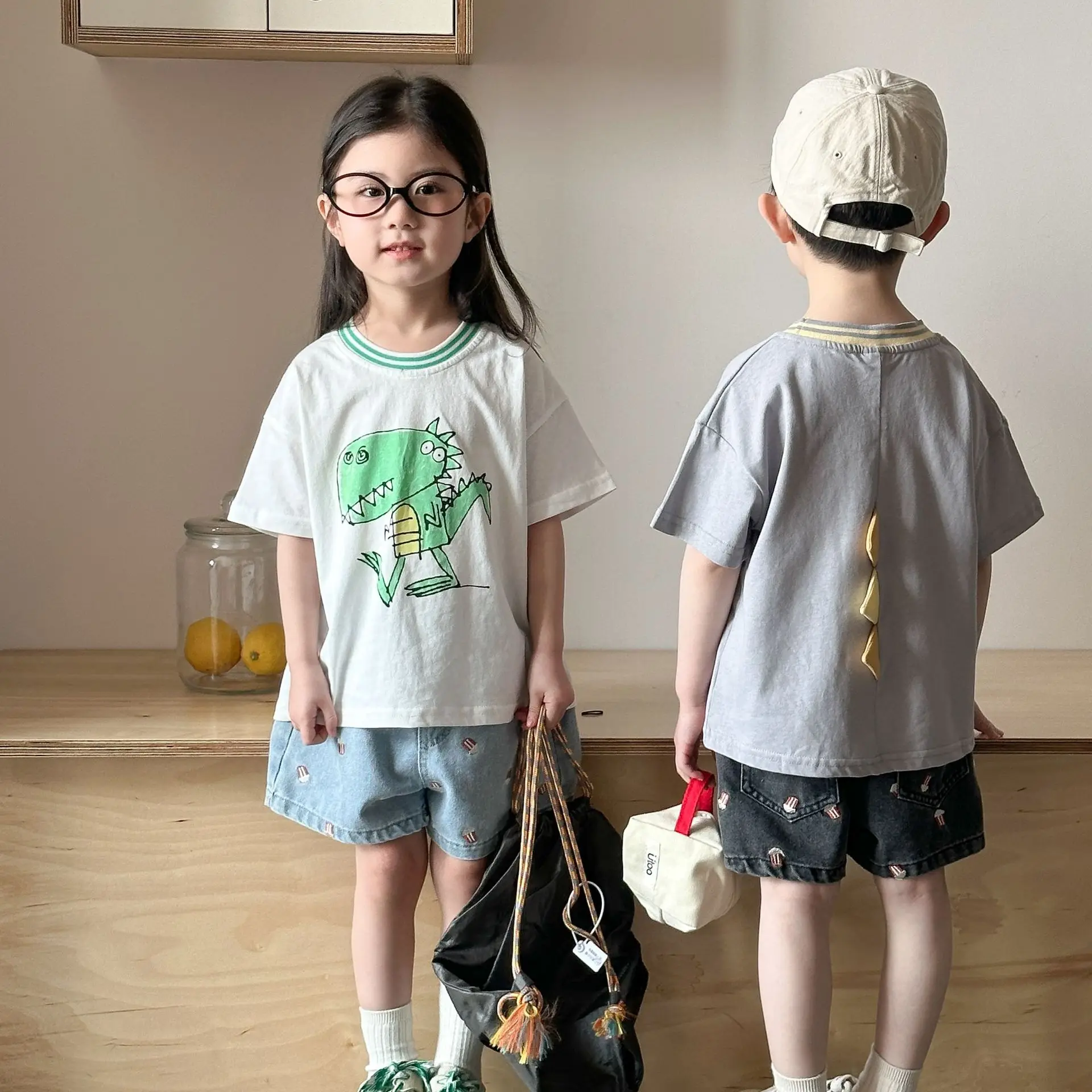 Camisetas verano para niño manga corta estampadas dibujos animados - imagen 4
