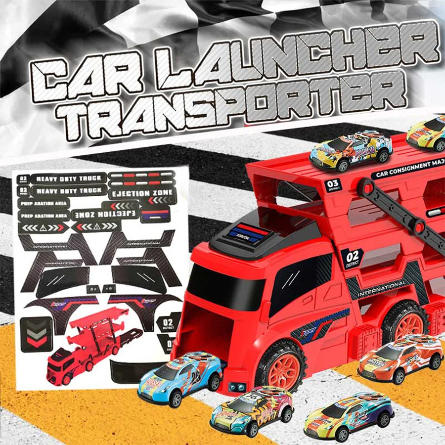 Camión de juguete transformable con contenedor para niños - imagen 5