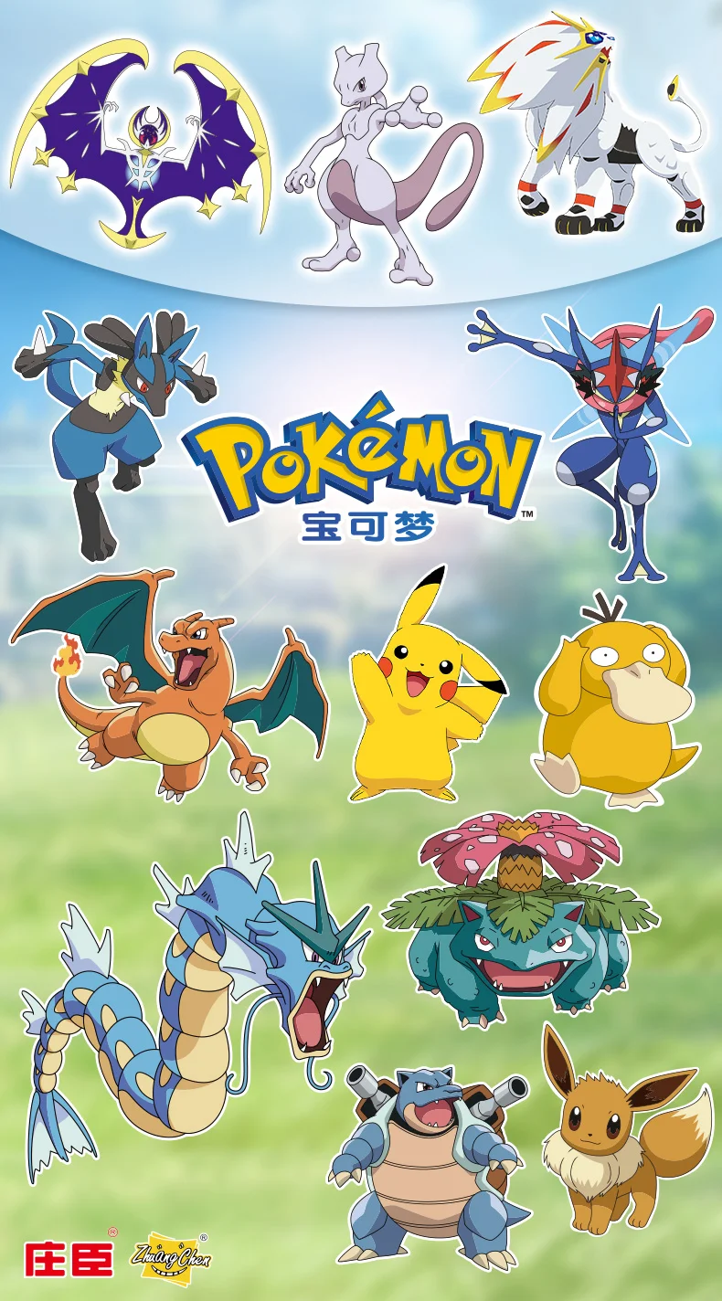 Colección completa de 12 figuras Pokémon en caja