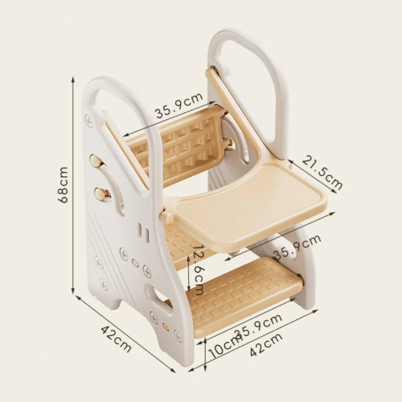 Silla infantil de comedor con altura regulable y para bebés - imagen 4