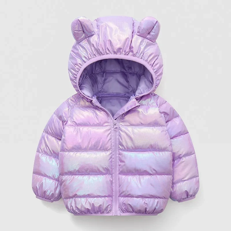 Chaqueta algodón con capucha bebé – Cálida para otoño e invierno - imagen 5