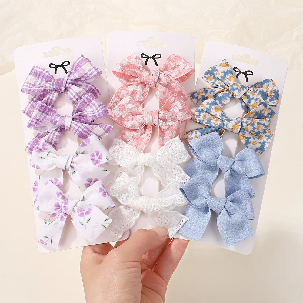 Horquillas con lazo de encaje para el pelo niña - imagen 5