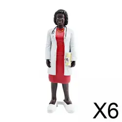Figurita para micropaisaje de resina realista con mini personas