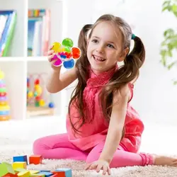 Alfombra sensorial plegable de motricidad fina para bebés