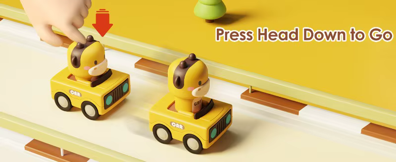 Coche infantil Press and Go con diseño de animal