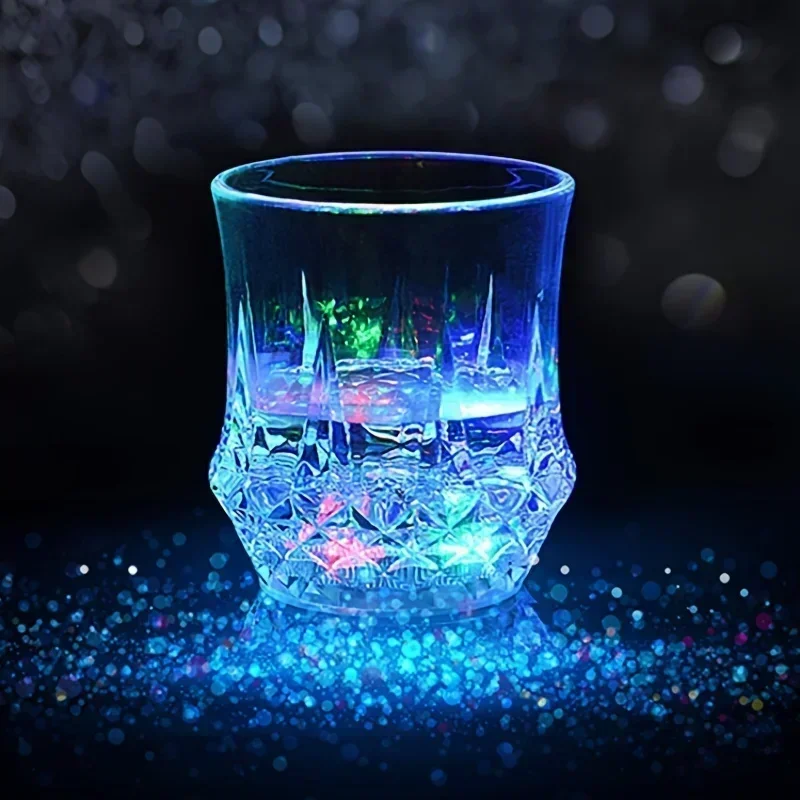Vaso iluminado encendido