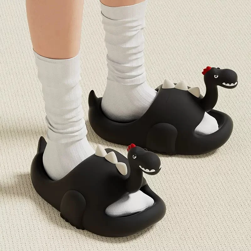 Zapatillas de dinosaurios antideslizantes de verano para casa y calle - imagen 5