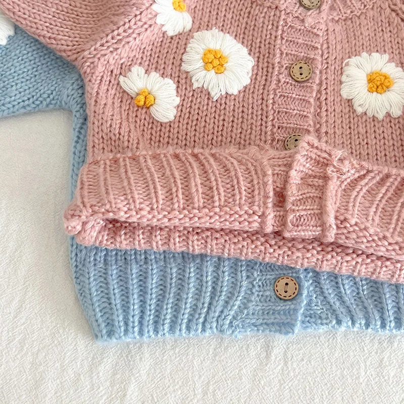 Cárdigan bordado de punto para bebé y niña Milangel - imagen 4
