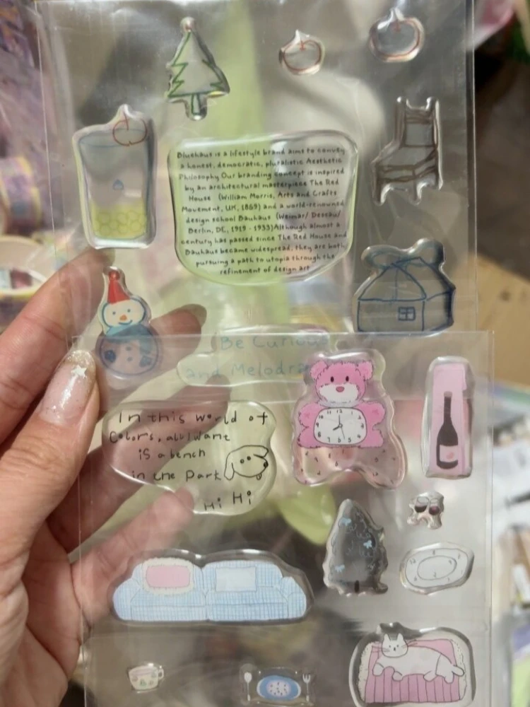 Pegatinas infantiles con relieve de perros y gatos para móvil - imagen 3