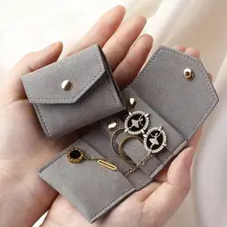 Organizador de joyas viaje terciopelo enrollable lujo