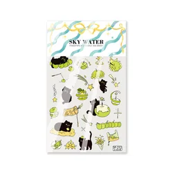 Guka pegatinas 3D infantiles de gato y estrella para manualidades
