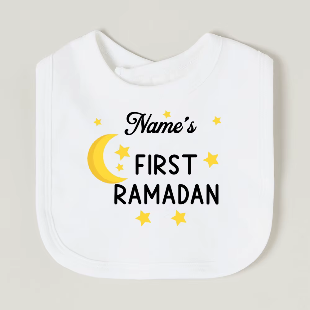 Babero Eid Ramadán personalizado con nombre para bebé - imagen 2