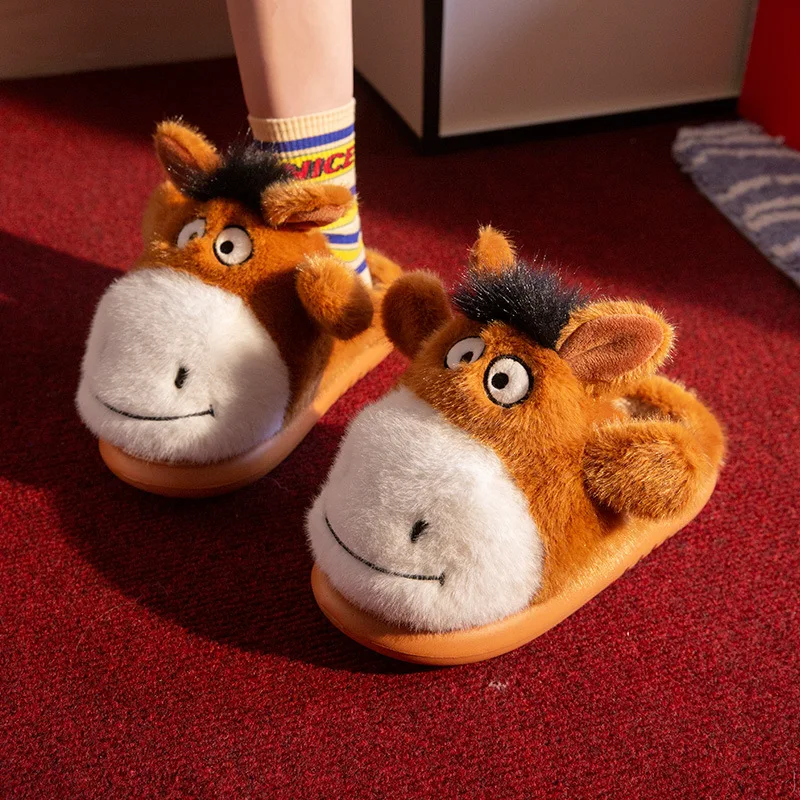 Zapatillas Little Donkey de algodón para bebé cómodas en casa