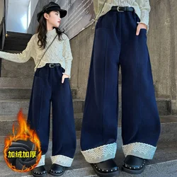 Pantalones acolchados de pana para niños de invierno