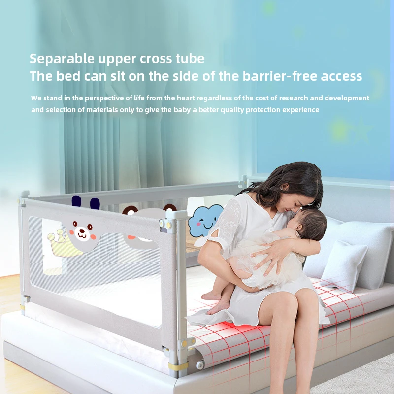 IMBABY Barandilla de cama portátil para bebé – Valla seguridad