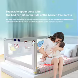 IMBABY Barandilla de cama portátil para bebé – Valla seguridad