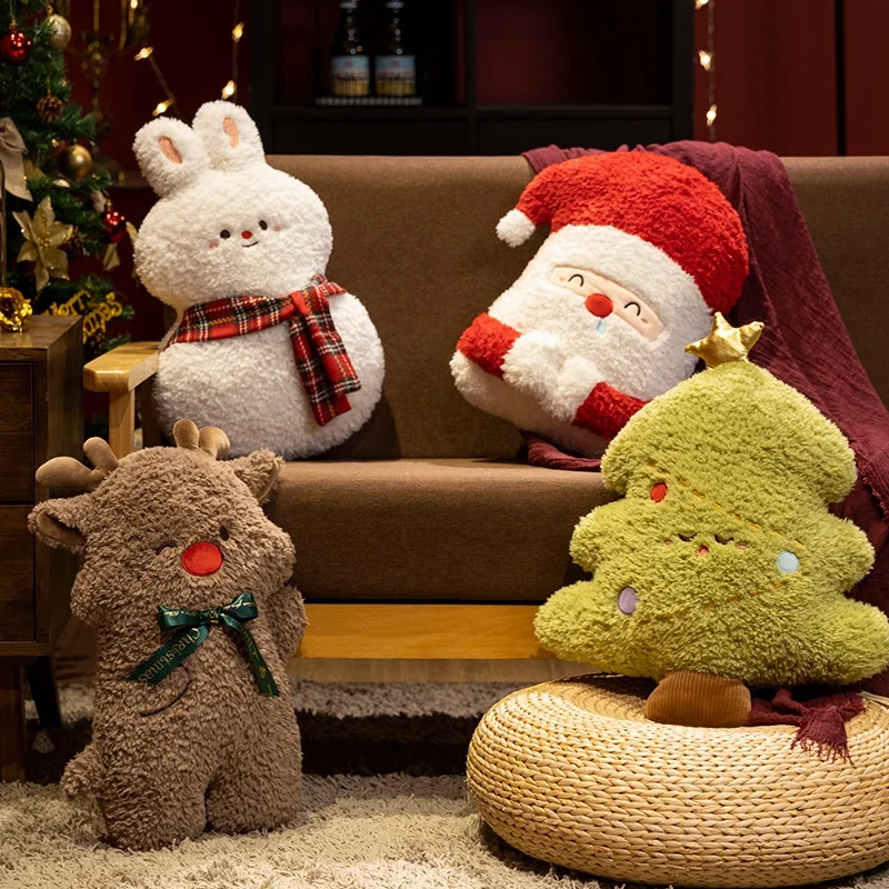 Almohada infantil de peluche Navidad con diseño festivo - imagen 2
